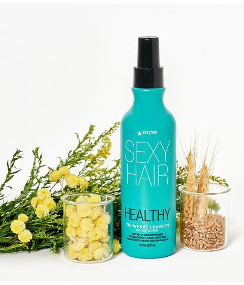 SexyHair Healthy Tri-Wheat Leave-In Cond Litre Duo JF24