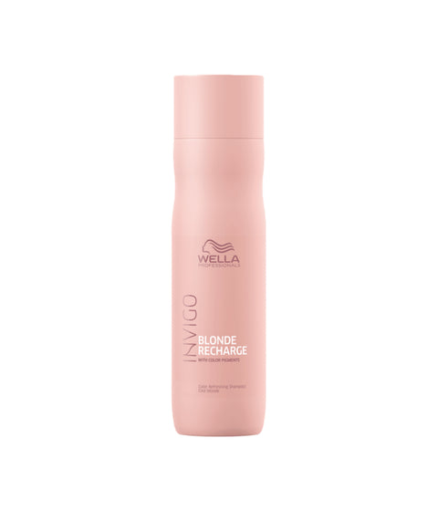 Wella INVIGO Blonde Recharge Color Refreshing Shampoo for Cool Blondes, 300mL