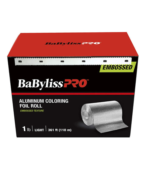 DannyCo BaBylissPRO Aluminum Coloring Foil Light Roll, Rough Texture, 361 Foot Roll