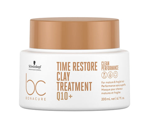 Schwarzkopf BC Bonacure Q10+ Time Restore Clay Treatment, 200mL