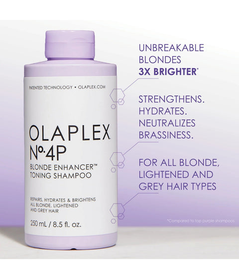 Olaplex No.4P Blonde Enhancer Toning Shampoo 250mL