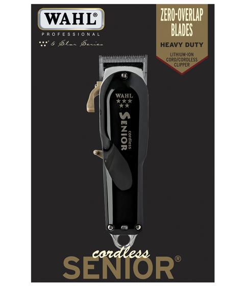 Wahl 5-Star Senior Cordless Hair Clipper #WA56416 – Pro Beauty