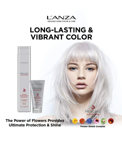 L'ANZA Healing ColorCare Silver Brightening Shampoo, 300mL