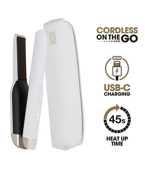 ghd Unplugged Cordless Styler, White