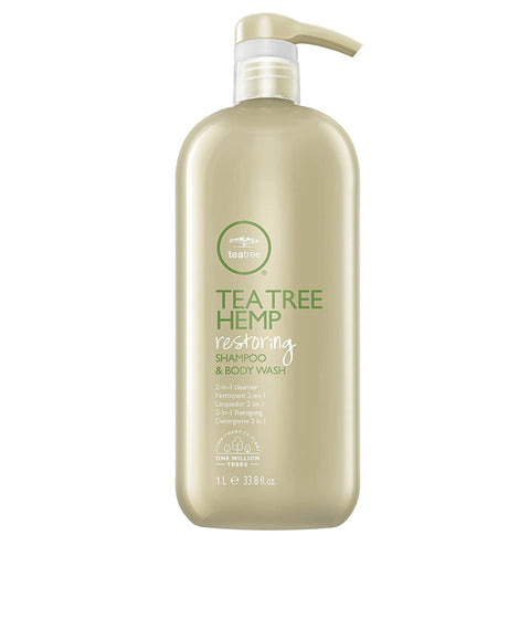 Paul Mitchell Tea Tree Hemp Restoring Shampoo & Body Wash, 1L
