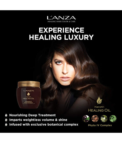 L'ANZA Keratin Healing Oil Intensive Hair Masque, 210mL