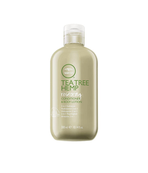 Paul Mitchell Tea Tree Hemp Restoring Conditioner and Body Lotion, 300mL