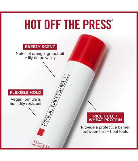 Paul Mitchell Flexible Style Hot of the Press Thermal Protection Spray, 200mL