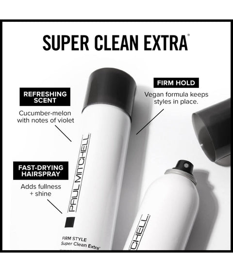 Paul Mitchell Firm Style Super Clean Extra Hairspray, 315mL