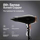 Elchim 8th Sense Hair Dryer, Sunset Copper