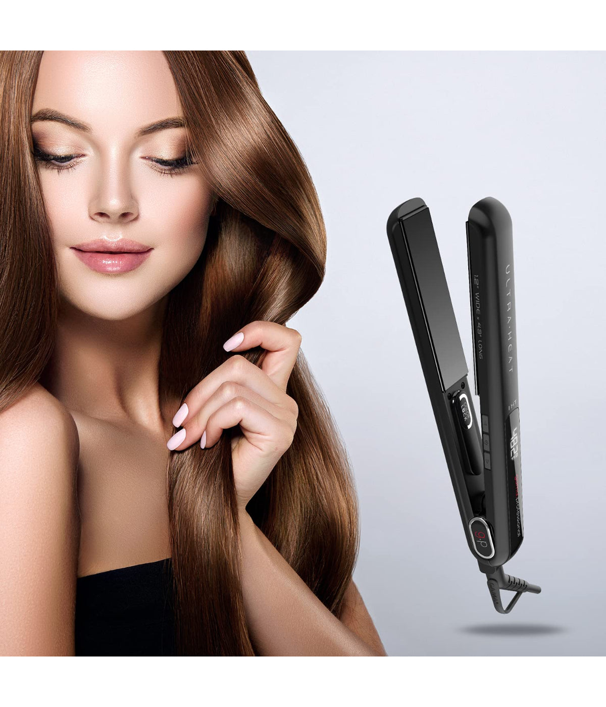 Ga.Ma Professional G Evo Silk Chrome Flat Iron 1.5 Pro Beauty Supplies