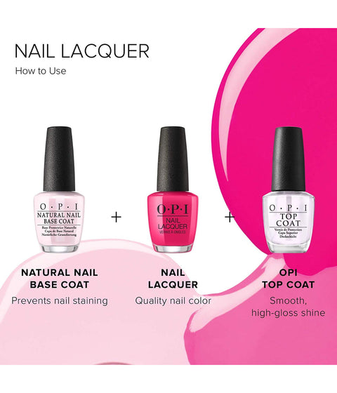 OPI Nail Lacquer, Classics Collection, I Think In Pink, 15mL