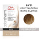 Wella ColorCharm Permanent Liquid Hair Color 8NW/Light Natural Warm Blonde, 42mL