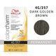 Wella ColorCharm Permanent Liquid Hair Color 4G/Dark Golden Brown, 42mL
