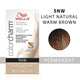Wella ColorCharm Permanent Liquid Hair Color 5NW/Light Natural Warm Brown, 42mL