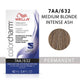 Wella ColorCharm Permanent Liquid Hair Color 7AA/Medium Ash Blonde, 42mL