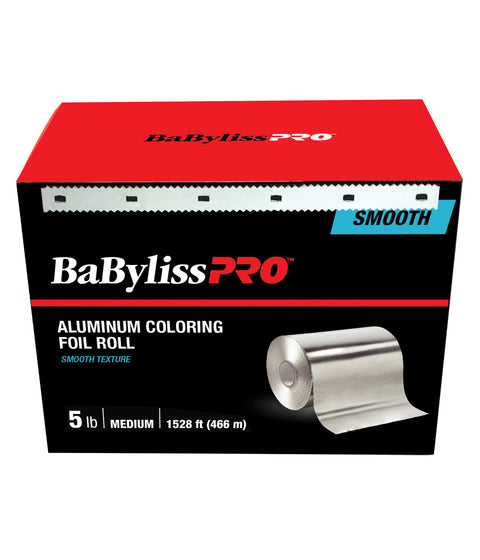 DannyCo BaBylissPRO Aluminum Coloring Foil Medium Roll, Smooth Texture, 1528 Foot Roll