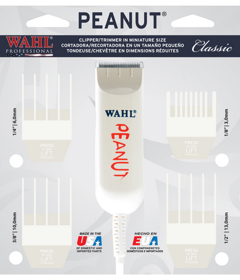 wahl pro white classic peanut trimmer clipper packaging