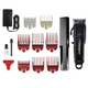 wahl pro cordless designer, 8 guides, charger, comb, brush, oil, guard