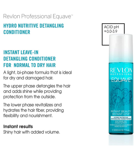 Revlon Equave Hydro Nutritive Detangling Conditioner, 500mL – Pro Beauty  Supplies