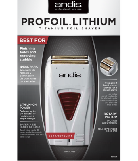 andis profoil shaver packaging