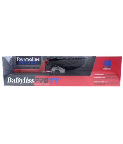 DannyCo BaBylissPRO Tourmaline and Ceramic Curling Iron, 3/4"