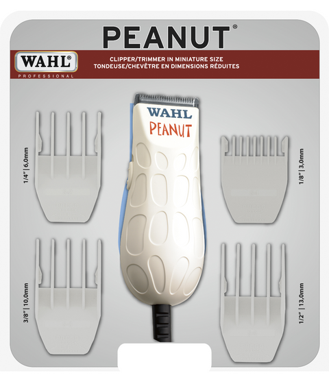 wahl pro white peanut trimmer clipper packaging